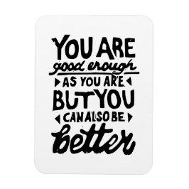 Motivatie Lino-citaatafdruk Magneet