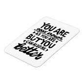 Motivatie Lino-citaatafdruk Magneet (Linkerzijde)