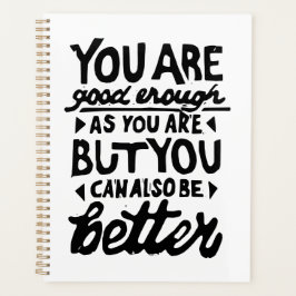 Motivatie Lino-citaatafdruk Planner