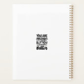 Motivatie Lino-citaatafdruk Planner (Achterkant)