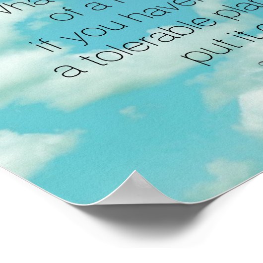 motivatie literair citaat Thoreau over natuur Poster (Hoek)