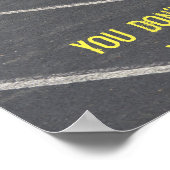 Motivatie lopend Poster van sport (Hoek)