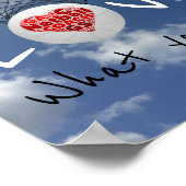 Motivatie Love Netball Quote Poster (Hoek)