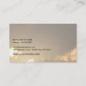 Motivatie Luidspreker Life Coach Sunset Silver Lin Visitekaartje (Achterkant)