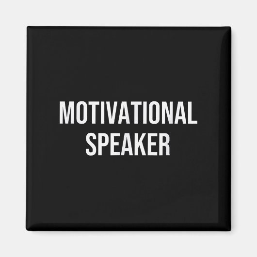 Motivatie luidspreker magneet (Voorkant)