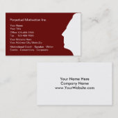 Motivatie luidsprekerVisitekaartjes Visitekaartje (Voorkant / Achterkant)