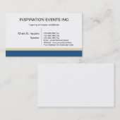 Motivatie luidsprekerVisitekaartjes Visitekaartje (Voorkant / Achterkant)