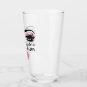 Motivatie Makeup Lashes Blogger Pink Kiss Glas (Links)
