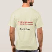 Motivatie Mannen t-shirt (Achterkant)