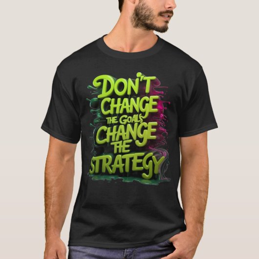 motivatie mannen Tshirts inspirerend Mindset EM (Voorkant)