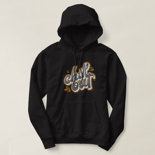 Motivatie mannen zwart, , met een rode draad hoodie (Design voorkant)