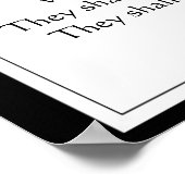 Motivatie Manuscript Wachten op de Lord Eagle Poster (Hoek)