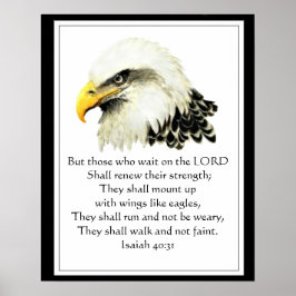 Motivatie Manuscript Wachten op de Lord Eagle Poster