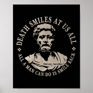 Motivatie Marcus Aurelius over sterfelijkheid Poster