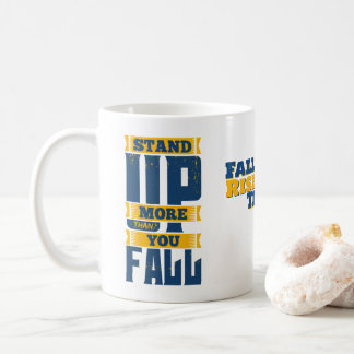 Motivatie: Meer Opstaan Dan Vallen Koffiemok