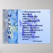 Motivatie Mentor Poster (Voorkant)