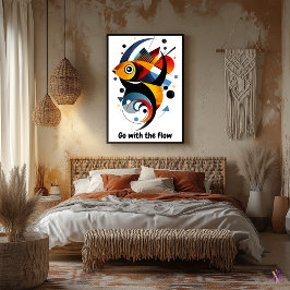 Motivatie minimalistische Abstracte geometrische v Poster