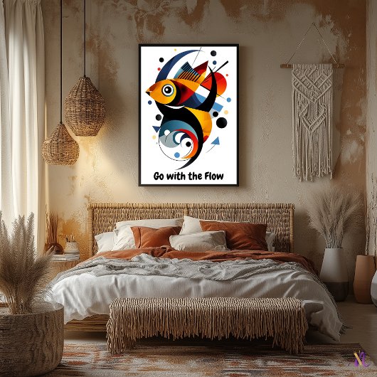 Motivatie minimalistische Abstracte geometrische v Poster