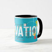Motivatie – Modern Minimalistisch Typografieontwer Mok (Voorkant rechts)