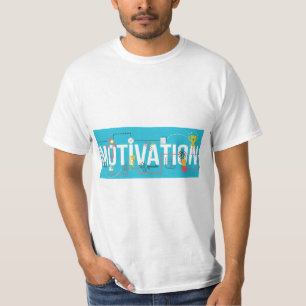 Motivatie – Modern Minimalistisch Typografieontwer T-shirt