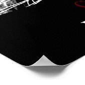 Motivatie moed voor de tijgervrijheid poster (Hoek)