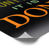 Motivatie mogelijk Citaat donkergrijs Poster (Hoek)