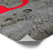 Motivatie mogelijkheden Quote Grey Wall Poster (Hoek)