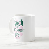 Motivatie Mok – Groei begint (Voorkant links)