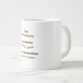 motivatie mok, inspirerend koffie grote koffiekop (Voorkant rechts)