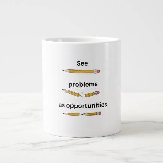 motivatie mok, inspirerend koffie grote koffiekop (Voorkant)