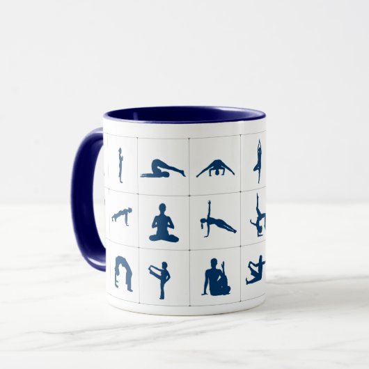 Motivatie Mok Yoga Tea Cup Koffie (Voorkant links)