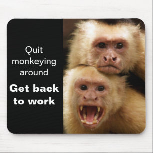 Motivatie Monkey Mousepad Muismat