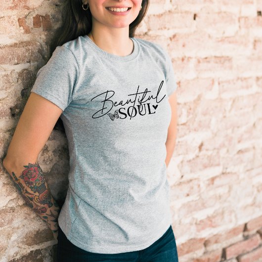 Motivatie Mooie Ziel Vrouwen Tri-Blend Shirt