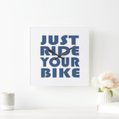 Motivatie mountainbike offerte vierkante klok (Huis)