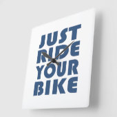 Motivatie mountainbike offerte vierkante klok (Hoek)