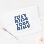 Motivatie mountainbike offerte vierkante sticker (Envelop)