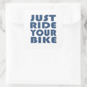 Motivatie mountainbike offerte vierkante sticker (Tas)