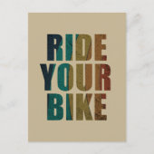 motivatie mountainbiken citaat briefkaart (Voorkant)