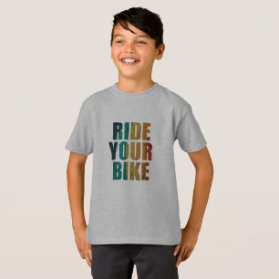 motivatie mountainbiken citaat t-shirt