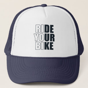 Motivatie mountainbiken citaat trucker pet