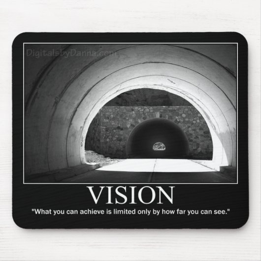 Motivatie Mousepad - VISION Muismat (Voorkant)