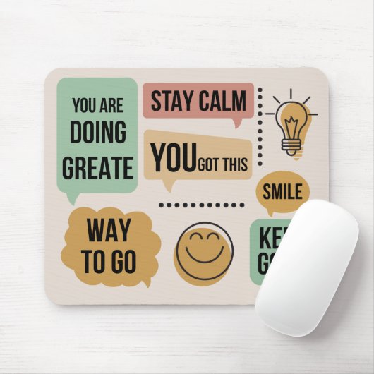 motivatie muismatje 1 muismat (Met muis)