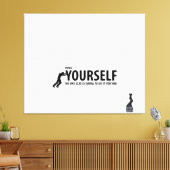 motivatie muurkunst, inspirerend quote, positi canvas afdruk (Insitu (Woonkamer))