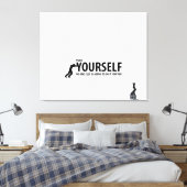 motivatie muurkunst, inspirerend quote, positi canvas afdruk (Insitu (Slaapkamer))