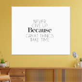 motivatie muurkunst, inspirerend quote, positi canvas afdruk (Insitu (Woonkamer))