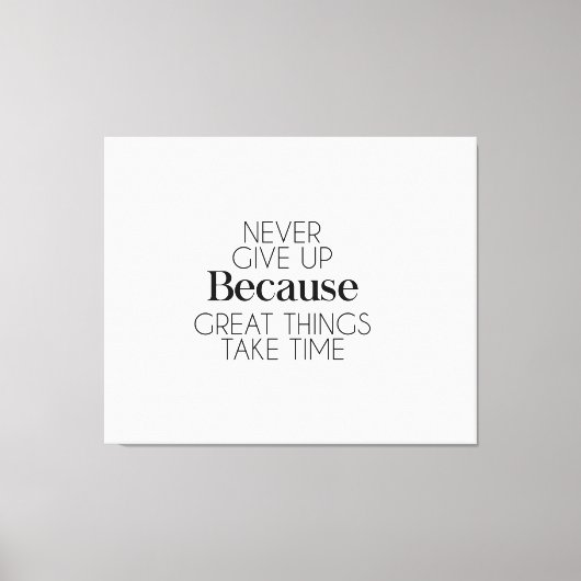 motivatie muurkunst, inspirerend quote, positi canvas afdruk (Voorkant)