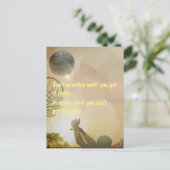 Motivatie Netball Afbeelding met Quote Briefkaart (Staand voorkant)