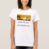 Motivatie New Day Sunrise T-shirt (Voorkant)