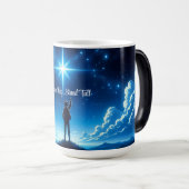 Motivatie Night Sky Mok - Dream Big, Stand Tall (Voorkant rechts)