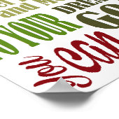 Motivatie: Nooit stoppen Poster (Hoek)